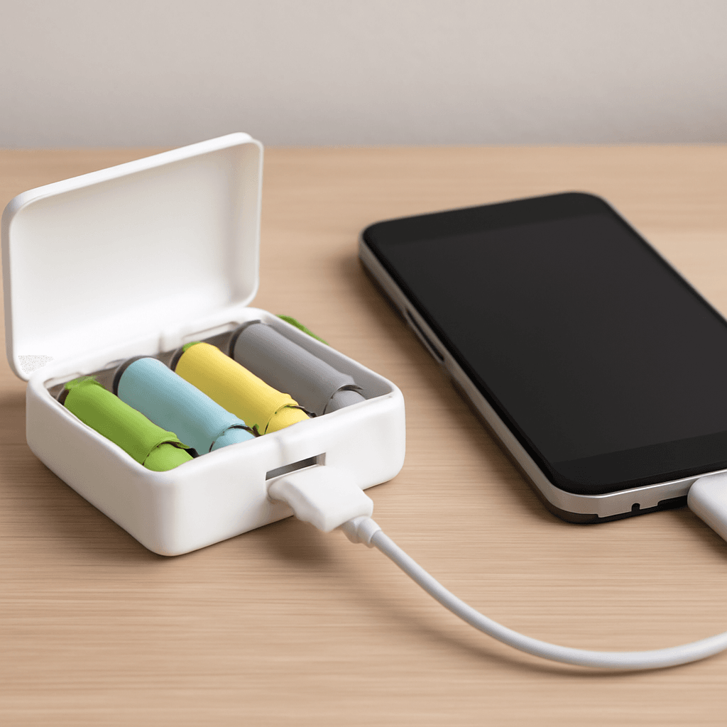 Powerbank op batterijen